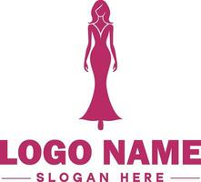 moda logotipo luxo glamour elegante logotipo ícone limpar \ limpo plano moderno minimalista o negócio logotipo editável vetor