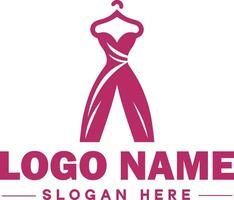 moda logotipo luxo glamour elegante logotipo ícone limpar \ limpo plano moderno minimalista o negócio logotipo editável vetor