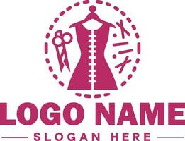 moda logotipo luxo glamour elegante logotipo ícone limpar \ limpo plano moderno minimalista o negócio logotipo editável vetor