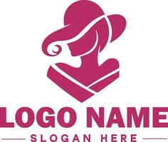 moda logotipo luxo glamour elegante logotipo ícone limpar \ limpo plano moderno minimalista o negócio logotipo editável vetor