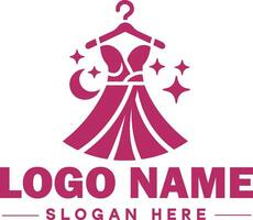 moda logotipo luxo glamour elegante logotipo ícone limpar \ limpo plano moderno minimalista o negócio logotipo editável vetor