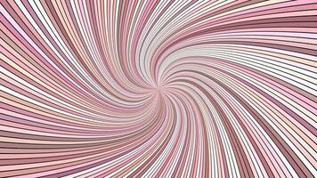 Rosa psicodélico geométrico espiral listra fundo - vetor curvado raio gráfico