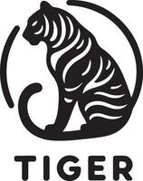 tigre face vetor logotipo ilustração, tigre face vetor silhueta