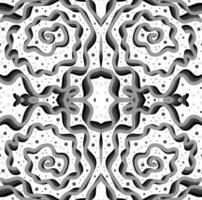 vetor abstrato desatado geométrico padronizar dentro cinzento cor em branco fundo