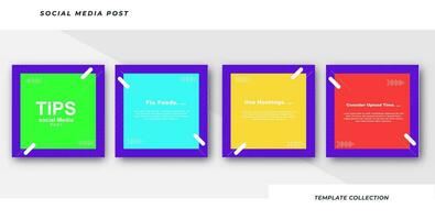 dicas social meios de comunicação tutorial, pontas, postar bandeira disposição modelo fundo Projeto elemento. pró vetor
