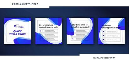 dicas social meios de comunicação tutorial, pontas, postar bandeira disposição modelo fundo Projeto elemento. pró vetor