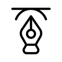 caneta ícone vetor símbolo Projeto ilustração