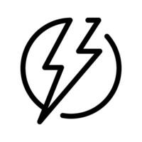elétrico ícone vetor símbolo Projeto ilustração