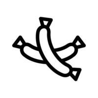 linguiça ícone vetor símbolo Projeto ilustração