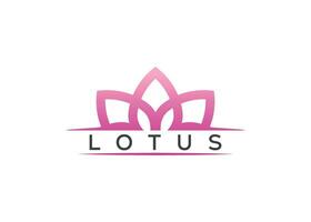 lótus flor vetor logotipo Projeto