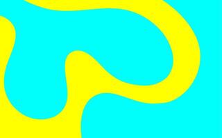 uma amarelo e azul onda com uma curvado linha vetor