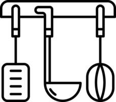 cozinhando acessórios esboço vetor ilustração ícone