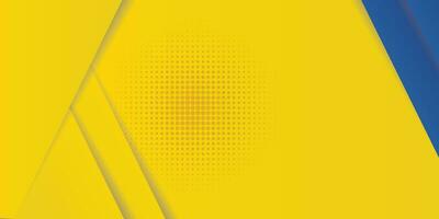 gráfico futurista de hipster moderno abstrato. fundo amarelo com listras. design de textura de fundo abstrato de vetor, pôster brilhante, ilustração em vetor de fundo amarelo e azul de banner.