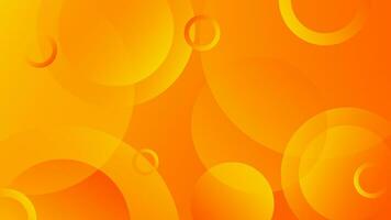 simples dinâmico futurista moderno fundo para aterrissagem página modelo. gradiente laranja cor tema. papel de parede com abstrato círculo formas vetor