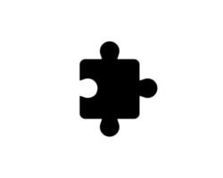 ícone de quebra-cabeça no moderno estilo plano isolado no fundo cinza. símbolo de página de ícone de quebra-cabeça para o design de seu site logotipo de ícone de quebra-cabeça, app, interface do usuário. ilustração em vetor ícone quebra-cabeça, eps10.