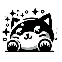 livre vetor fofa gato sentado desenho animado vetor ícone ilustração