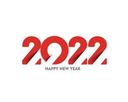 feliz ano novo 2022 texto tipografia design padrão, ilustração vetorial.