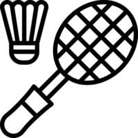 ícone de vetor de badminton