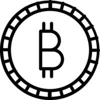 ícone de vetor bitcoin