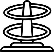ícone de vetor de lançamento de anel