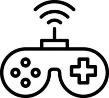 sem fio controle de video game vetor ícone