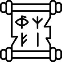 ícone de vetor de runas