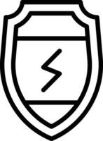 eletricidade proteção vetor ícone