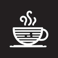 logotipo de café simples vetor