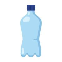 vetor água garrafa plástico beber ícone