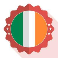 Irlanda qualidade emblema, rótulo, sinal, botão. vetor ilustração.