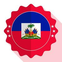 Haiti qualidade emblema, rótulo, sinal, botão. vetor ilustração.