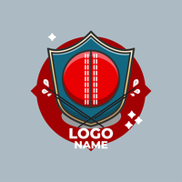 Vetor de logotipo de críquete