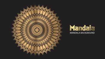 mandala design mandala vector round luxo design dourado brush text.