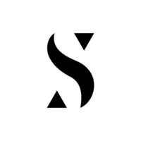 carta s com clássico único forma moderno abstrato moda o negócio monograma logotipo vetor