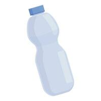 plástico garrafa desperdício ícone desenho animado vetor. ecologia Ordenação vetor