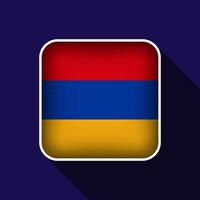 plano Armênia bandeira fundo vetor ilustração