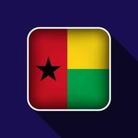 plano Guiné bissau bandeira fundo vetor ilustração