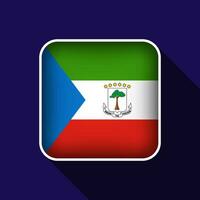 plano equatorial Guiné bandeira fundo vetor ilustração
