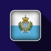 plano san marino bandeira fundo vetor ilustração