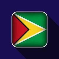 plano Guiana bandeira fundo vetor ilustração