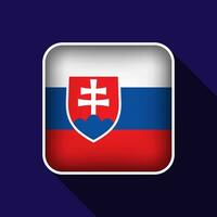 plano Eslováquia bandeira fundo vetor ilustração