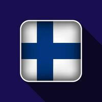plano Finlândia bandeira fundo vetor ilustração