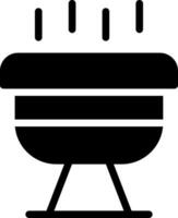 design de ícone criativo para churrasco vetor