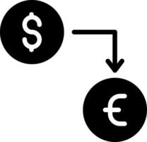 moeda troca criativo ícone Projeto vetor