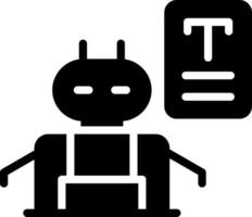 bots redação criativo ícone Projeto vetor