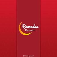 Festival islâmico ramadan kareem saudação design livre vetor