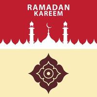 Festival islâmico ramadan kareem saudação design livre vetor