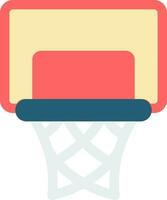 design de ícone criativo de cesta de basquete vetor