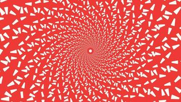 abstrato espiral volta vórtice estilo vermelho e branco fundo. isto simples fiação estilo fundo pode estar usava Como namorados amor fundo. vetor