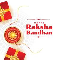 indiano estilo raksha bandhan festival desejos cartão Projeto vetor